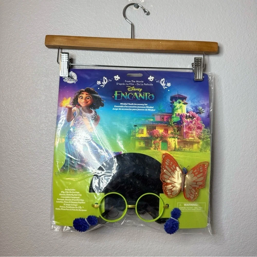 New Disney Parks Encanto Mirabel Youth Accessory Costume Set